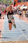 Girls under-15s triple jump, North Eastern Champs, Gateshead Stadium. Photo: David T. Hewitson/Sports for All Pics